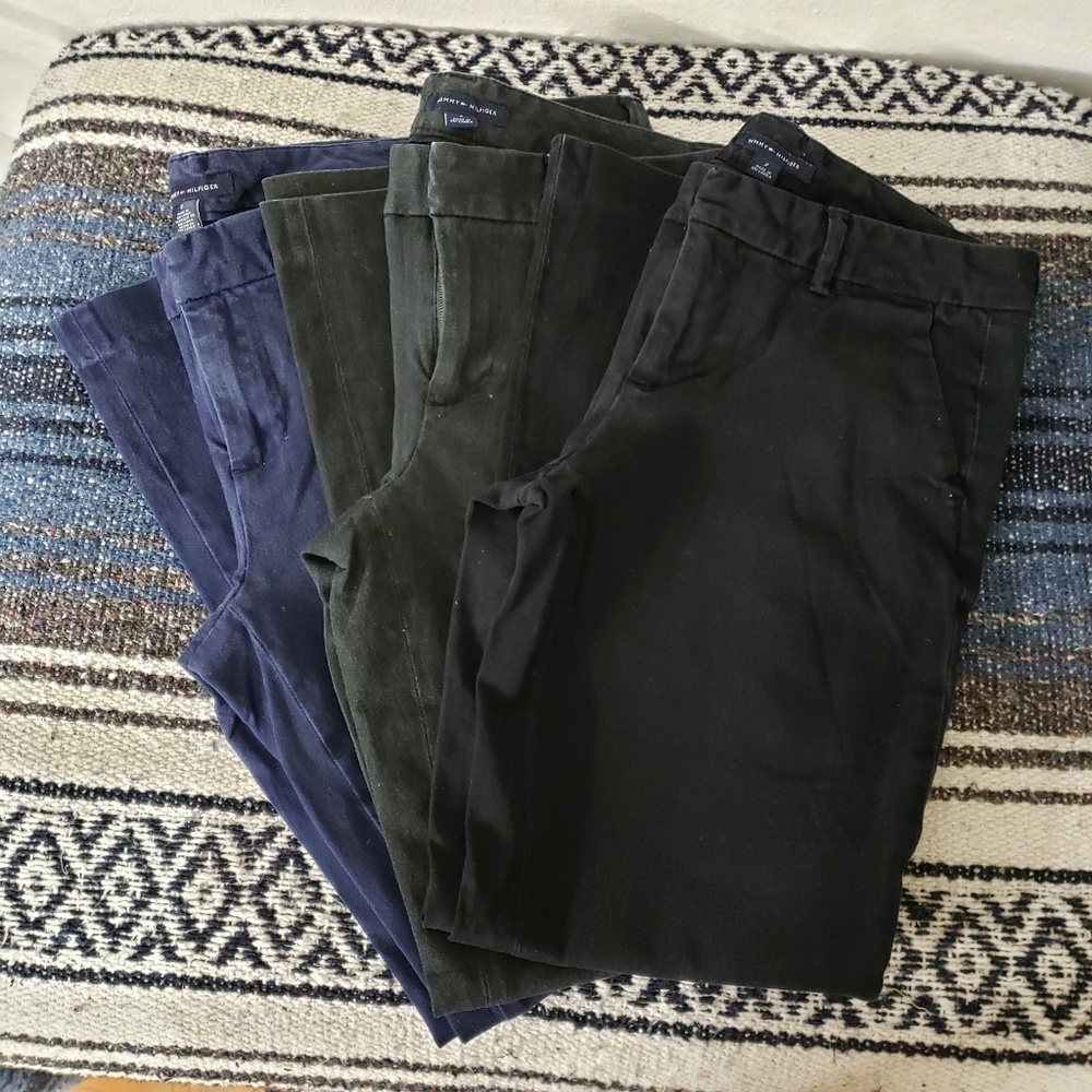 3 pairs Tommy Hilfiger Madison Work Pants